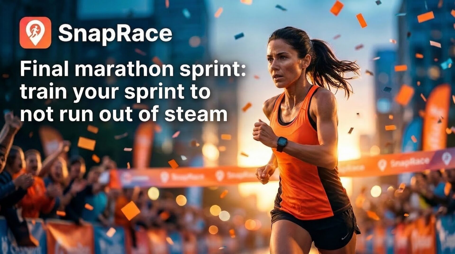 Final sprint in a marathon: how to train your finishing kick without running out of energy