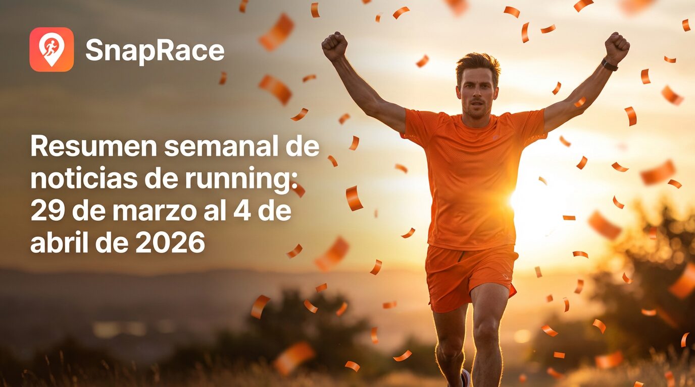 Resumen semanal de noticias de running: 29 de marzo al 4 de abril de 2026