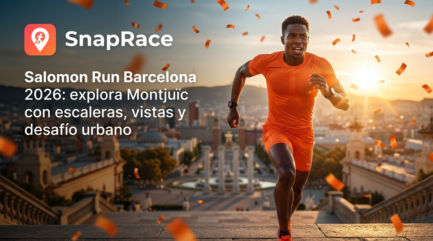 Salomon Run Barcelona 2026: explora Montjuïc con escaleras, vistas y desafío urbano