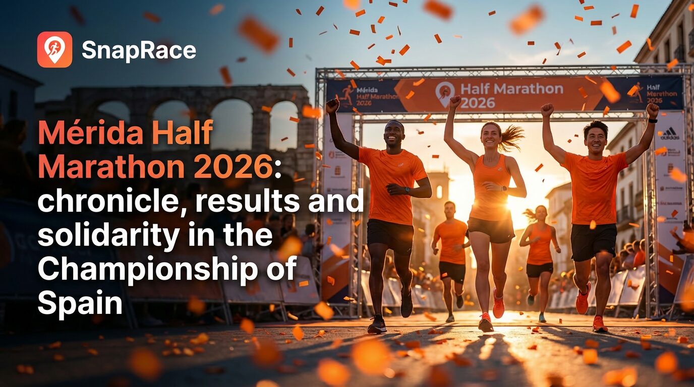Merida Half Marathon 2026: recap, results and solidarity in the Spanish Championships